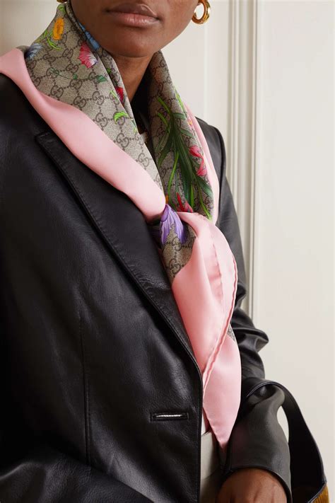 gucci scarf with snake|net a porter gucci.